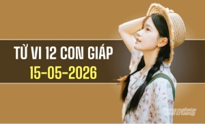 Ngày 15/5/2026: Tử vi 12 con giáp Ngọ may mắn, Tỵ gặp quý nhân