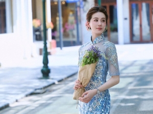 Lưu Thi Thi khí chất thanh thoát trong bộ hình chụp tại Hà Nội