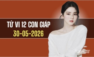 Ngày 30/5/2026: Tử vi 12 con giáp Tý - Sửu - Dần tiến triển