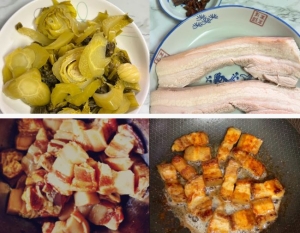 Món thịt ba chỉ kho dưa chua gây sốt mạng xã hội