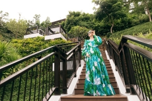Hoa hậu Giáng My gây ấn tượng với nhan sắc trẻ trung và phong cách thời trang thanh lịch