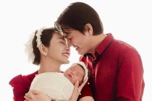 Cao Minh Đạt viên mãn hạnh phúc đón con đầu lòng sau gần 10 năm chờ đợi