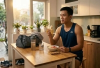Trước khi tập thể dục buổi sáng nên uống nước chanh mật ong hay ăn nhẹ 