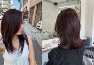 Màu tóc sang trọng, giúp phụ nữ trung niên làm mới diện mạo mùa lạnh